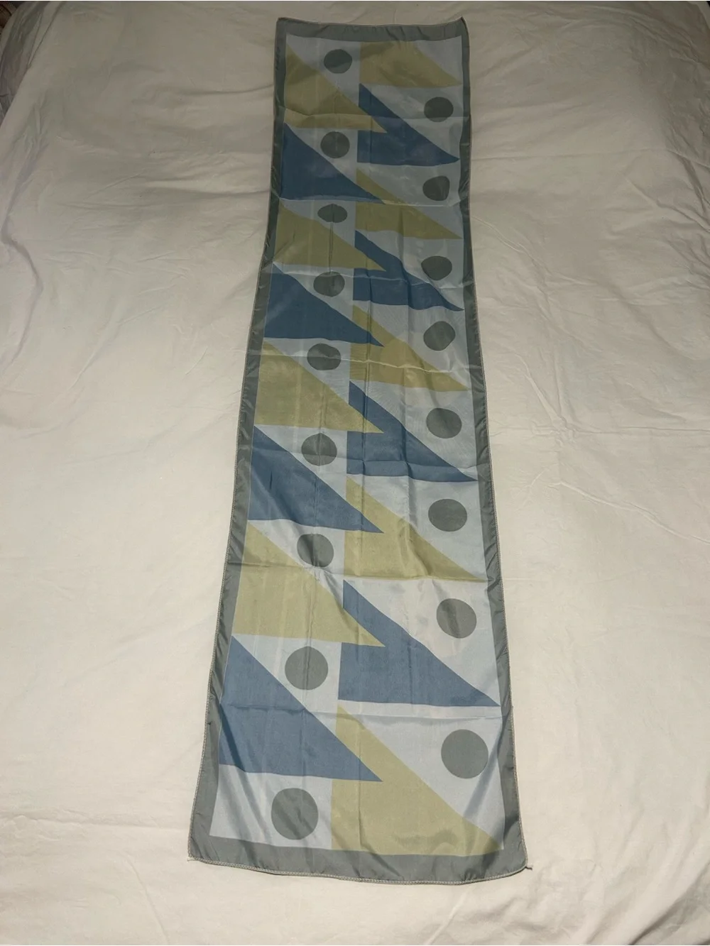 New Tapestry banner wall home decor geometric shapes yellow brown gift her dorm